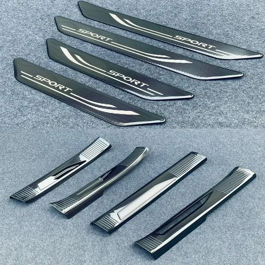 適用: レクサス RX 350H 450H 500H 2023 2024 インナー アウター ドア シル プレート カバー トリム ペダル 保護 トリム 2セット カーボンファイバー SR-AA-0538 Interior parts for cars