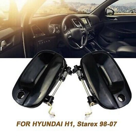 エクステリア ドア ハンドル 適用: ヒュンダイ/現代/HYUNDAI スタレックス H1 1998 1999 2000 2002 2004 2005 2007 ブラック SR-AA-7931 Exterior parts for cars