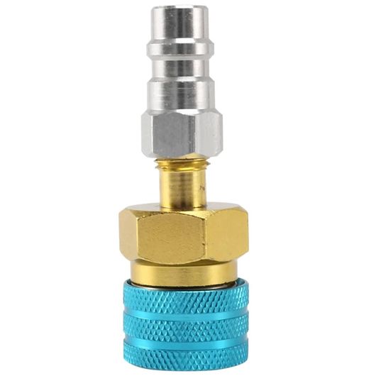 R1234YF R134A ロー サイド クイック カプラー R12 R134A ホース アダプタ フィッティング コネクタ 適用: エアコン 充填 ブラウン SR-AA-7817 Car parts