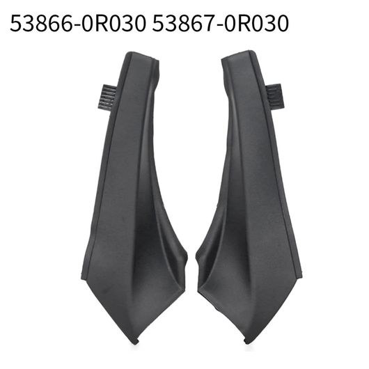 1ペア 左 & 右 フロント ワイパー サイド カウル エクステンション カバー 適用: トヨタ RAV4 2013-2018 53866-0R030 53867-0R030 SR-BB-0100 Exterior parts for cars