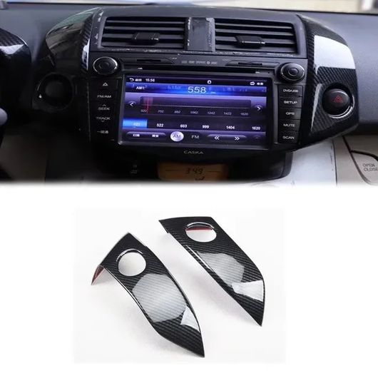 左ハンドル用 適用: トヨタ RAV4 RAV 4 2009 2010 2011 2012 ウインドウ スイッチ ボタン 通気口 ギア シフト トリム インテリア アクセサリー センター コントロール パネル SR-AA-0695 Interior parts for cars