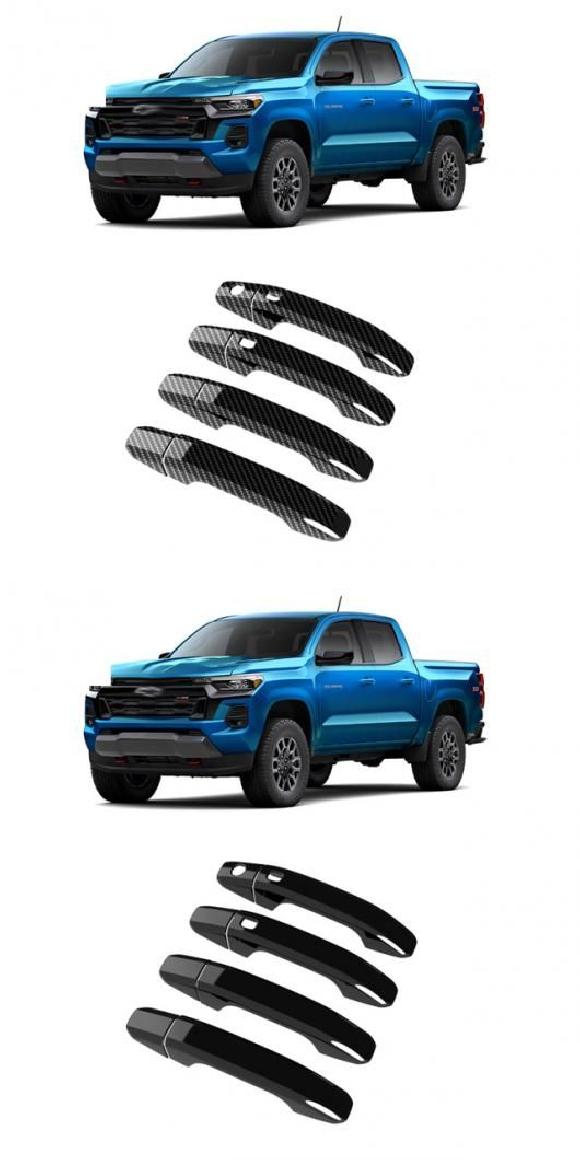 適用: シボレー/CHEVROLET コロラド 2023 2024 2025 ABS カーボンファイバー サイド ドア カバー トリム リア ビュー ミラー カーボン ドア ハンドル・ブラック ドア ハンドル SR-AA-0676 Interior parts for cars｜オートパーツエージェンシー