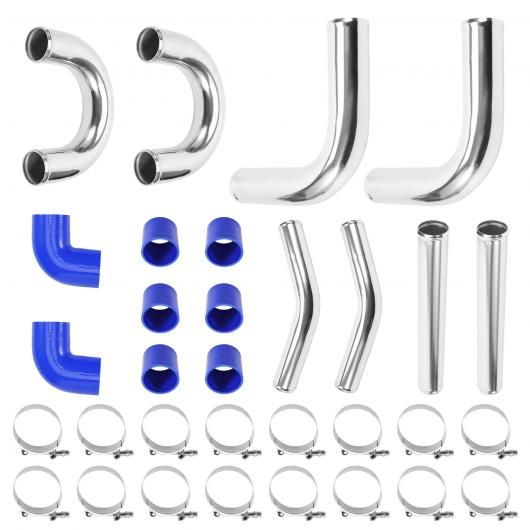 GT30 GT3037 ターボ T3 .60 A/R ウォーター クール + 2.5 63MM インタークーラー パイプ パイピング キット パイピング キット SR-BB-2507 Car parts