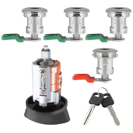 24V ドア ロック シリンダー & イグニッション スイッチ キー 適用: フォード/FORD エコノライン バン E-150 バン E-250 バン 703369 597638 707624 DL5886 SR-BB-3063 Car parts