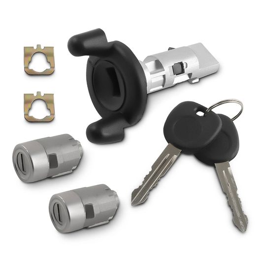 フロント ドア ロック シリンダー + イグニッション スイッチ 適用: シボレー/CHEVROLET タホ シルバラード GMC シエラ 704600 702912 598007 SR-BB-3280 Car parts