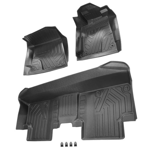 オール シーズン ブラック フロア ライナー マット 防水 適用: ホンダ シビック 2012-2015 ブラック SR-BB-3403 Interior parts for cars