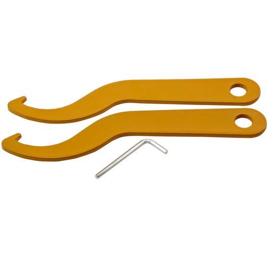 コイルオーバー アジャスター ツール サスペンション スパナ レンチ ゴールド カラー SR-BB-3681 Car parts