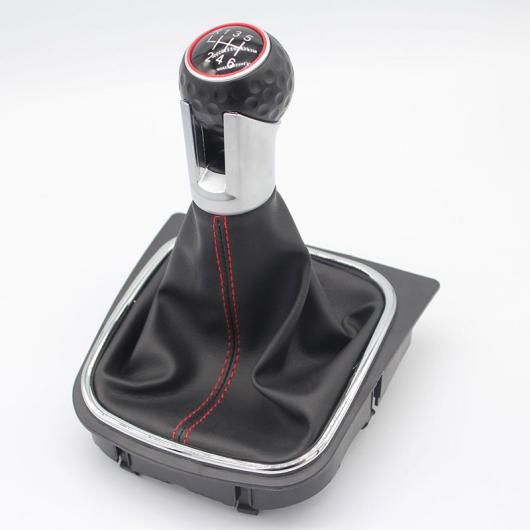 5/6速 ギア スティック シフト ノブ ブーツ 適用: VW ゴルフ ラビット ジェッタ MK5 MK6 2004 2005 2006 2007 2008 2009 2010 2011 2012 2013 2014 6速 スタイル3 SR-BB-4068 Interior parts for cars|オートパーツエージェンシー
