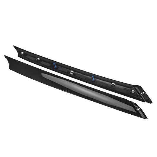 適用: ヒュンダイ/現代/HYUNDAI ヴェロスター 2012-2015 2016 2017 2018 シールド サイド ピラー モールディング カバー ウインドスクリーン ウインドウ ポスト トリム 光沢ブラック ピアノブラック SR-BB-4274 Exterior parts for cars｜オートパーツエージェンシー