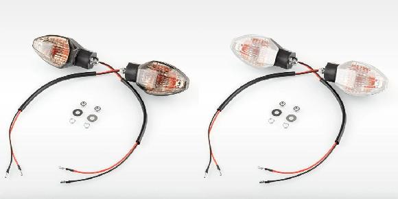 オートバイ リア ウインカー 適用: ホンダ ウェーブ 125/MSX125/RS150/FUTURE 125/イノーバ 125/ブレイド 125/ダッシュ 110/ダッシュ 125FI インジケータ ライト スモーク・クリア SR-BB-4142 Motorcycle parts