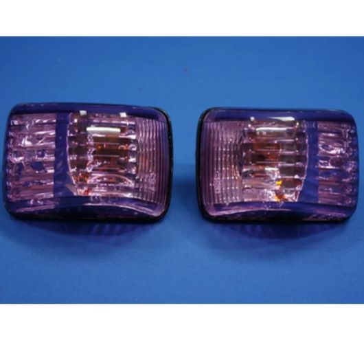 パープル ウインカー 適用: いすゞ 5-スター ギガ トラック クローム メッキ ボディ パーツ SR-AA-1285 Car light