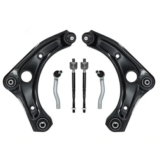 6ピース フロント ロワー コントロール アーム ボール ジョイント タイ ロッド エンド セット 適用: 日産 ヴァーサ 2012 2013 2014 2015 2016 2017 2018 2019 SR-BB-5001 Car parts