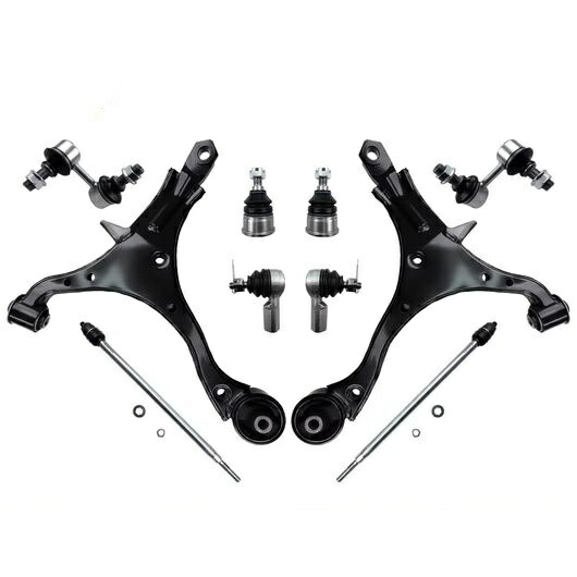 10ピース フロント ロワー コントロールアーム ボール ジョイント タイ ロッド エンド スウェイバー エンド リンク 適用: ホンダ CRV 2WD 2002 2003 2004 2005 2006 SR-BB-5028 Car parts