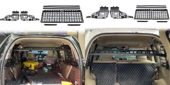 モール パネル 適用: トヨタ ランドクルーザー プラド J150 2010-2022 トランク シェルフ モジュラー ストレージ ラック ラゲッジ スピーカーあり・スピーカーなし SR-BB-5228 Interior parts for cars