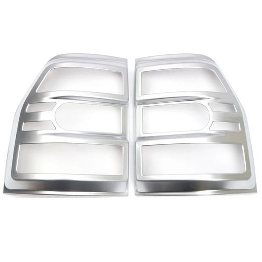 適用: 三菱 パジェロ V80 V93 V95 V97 V98 2007-2021-スタイリング ABS クローム リア テールライト ランプ カバー トリム 2ピース SR-BB-5962 Exterior parts for cars