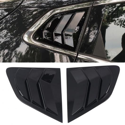 適用: 日産 キャシュカイ J11/ローグ スポーツ 2015-2020 リア ウインドウ スクープ ルーバー シャッター ブラインド カバー トリム エクステリア アクセサリー 光沢ブラック SR-BB-5735 Exterior parts for cars