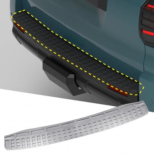 適用: トヨタ フォーランナー 2025 ステンレス スチール アウター リア バンパー プロテクター プレート トリム ステッカー 1ピース シルバー SR-BB-5949 Exterior parts for cars|オートパーツエージェンシー