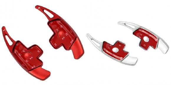 ステアリング ホイール シフト パドル シフター 適用: メルセデス-ベンツ ヴィト W447 & V-クラス W447 2014-2023 アルミニウム 合金 レッド・シルバー SR-BB-5717 Interior parts for cars 13,993円