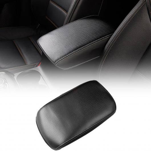 適用: マツダ CX-5 CX 5 2017-2024 インテリア アクセサリー センター コンソール アームレスト PU レザー ケース カバー カーボン ブラック 1ピース カーボン スタイル SR-BB-6179 Interior parts for cars