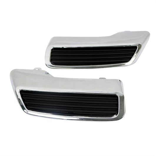 適用: プジョー/PEUGEOT 3008 5008 2017 2018 2019 2020 2021 クローム リア エキゾースト マフラー テールパイプ 2ピース エクステリア SR-BB-6288 Exterior parts for cars