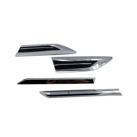 適用: フォルクスワーゲン/VOLKSWAGEN ティグアン 2017-2023 サイド フェンダー バッジ エンブレム バッジ ステッカー デカール カバー トリム 4ピース SR-BB-6360 Exterior parts for cars