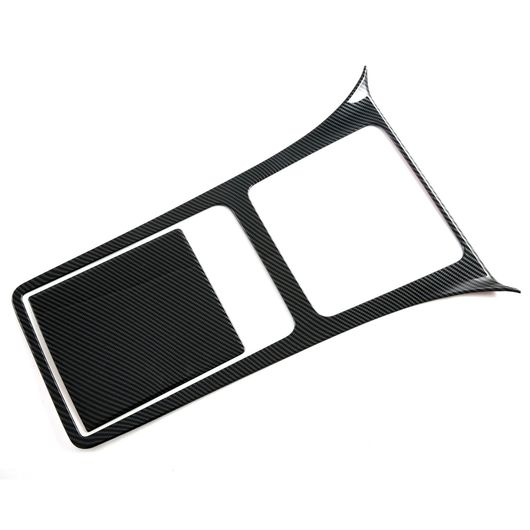 適用: アイト M9 2024 カーボン ブラック インテリア ギア シフト パネル カバー トリム ABS 2ピース SR-BB-6460 Interior parts for cars