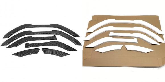 適用: トヨタ ランドクルーザー 250 プラド LC250 2024 フロント & リア フェンダー フレア ホイール エクステンション アーチ カバー カーボン ブラック・パール ホワイト SR-BB-6488 Exterior parts for cars|オートパーツエージェンシー