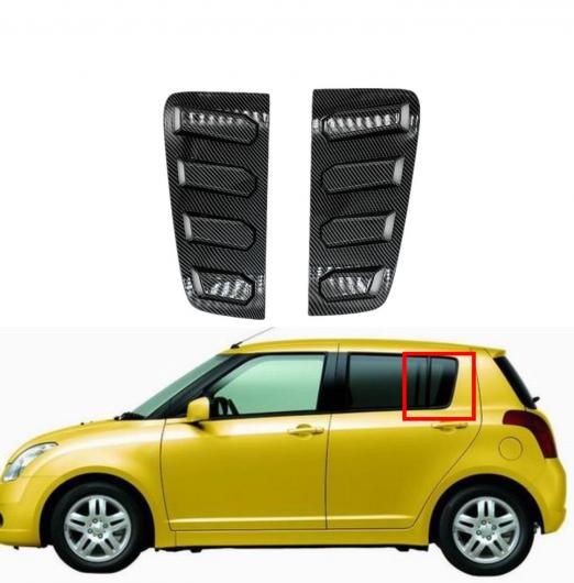 適用: スズキ スイフト 4ドア バージョン 2005-2010 カーボン リア ウインドウ ブラインド シェード ルーバー モールディング カバー ステッカー トリム アクセサリー カーボン SR-BB-7301 Exterior parts for cars｜オートパーツエージェンシー