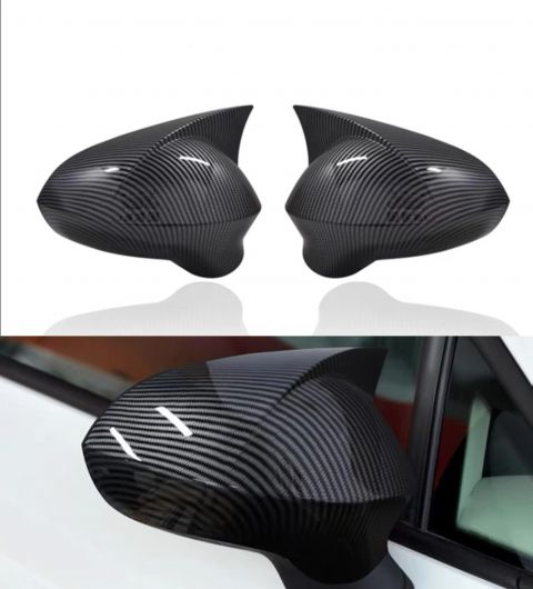ミラー カバー エクステリア アクセサリー 適用: セアト イビサ 2008 2009 2010 2011 2012 2013 2014 2015 2016 2017 カーボン SR-BB-7327 Exterior parts for cars