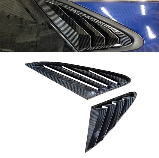 リア サイド ウインドウ ルーバー 通気口 カバー スクープ カバー アクセサリー 適用: 起亜 K5 2021 2022 ブラック SR-BB-7515 Exterior parts for cars