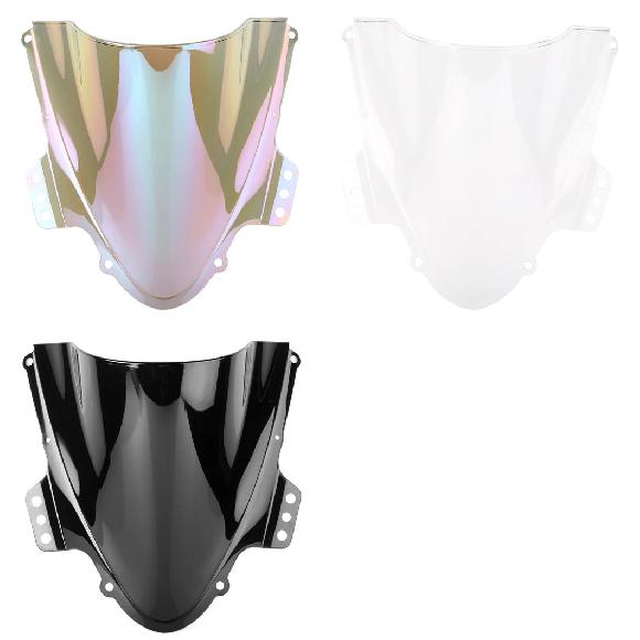 オートバイ フロント シールド ウインドスクリーン 防風 プロテクター ABS プラスチック 適用: スズキ GSXR1000 K5 2005 2006 GSXR 1000 2005-2006 イリジウム～ブラック SR-BB-7691 Motorcycle parts