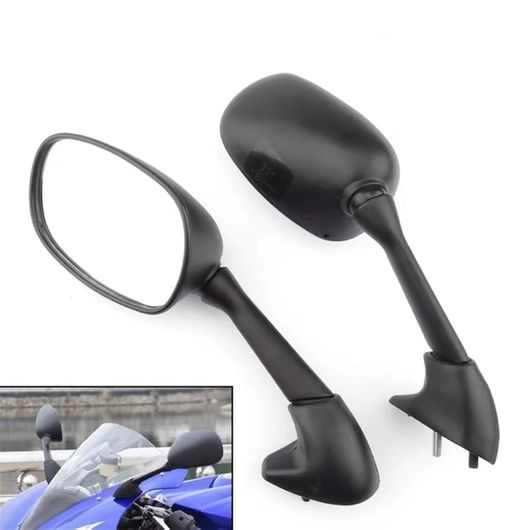オートバイ リア ビュー ミラー サイド ミラー 適用: ヤマハ YZF R1 1998 1999 2001 2002-2008 適用: R6 2001 2002 2003 2004 2005 2006 2007 ブラック SR-BB-7553 Motorcycle parts