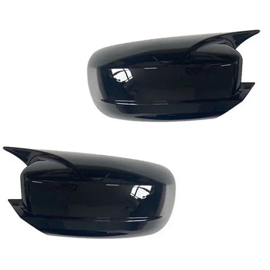 バックミラー サイド ミラー カバー 適用: ダッジ チャージャー 適用: クライスラー/CHRYSLER 300 2011 2013-2021 ウイング キャップ ステッカー ビュー ケース トリム 光沢ブラック SR-BB-7696 Exterior parts for cars