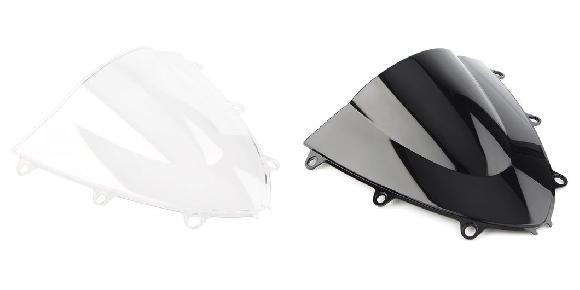 CBR1000RR 2008-2011 オートバイ ウインドスクリーン シールド ダブル バブル 適用: ホンダ CBR 1000 RR 1000RR 2008 2009 2010 2011 ABS プラスチック クリア・ブラック SR-BB-7835 Motorcycle parts