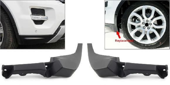 フロント バンパー ホイール モールディング エクステンション 適用: ランドローバー/LAND ROVER レンジローバー イヴォーク 2012 2013 2014 2015 エクステリア 右側・左側 SR-BB-7849 Exterior parts for cars