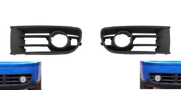フォグライト グリル カバー バンパー ロワー グリル 適用: フォルクスワーゲン/VOLKSWAGEN 適用: ポロ TYP 9N 2002 2003 2004 2005 6Q0853665A ABS プラスチック 左・右 SR-BB-7873 Exterior parts for cars