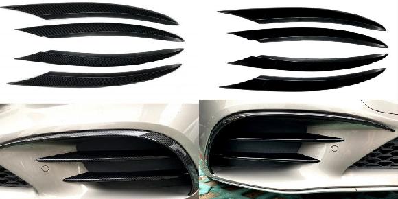 フロント バンパー フォグライト カバー トリム 適用: メルセデス ベンツ W205 C-クラス C200 C260 2019-2021 ABS カーボン・ピアノブラック SR-BB-7947 Exterior parts for cars｜オートパーツエージェンシー