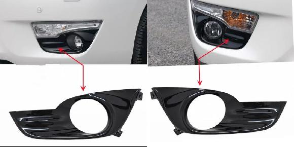 グリル フォグライト グリル カバー スタイリング エクステリア パーツ 適用: 日産 アルティマ ティアナ L33 フェイスリフト前 2012 2013 2014 2015 左・右 SR-BB-7982 Exterior parts for cars
