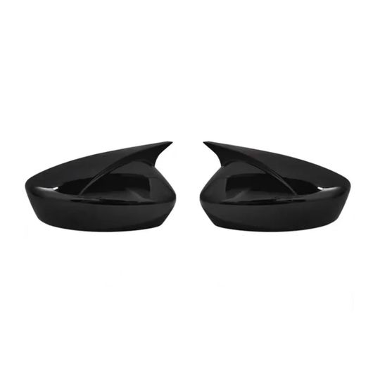 バックミラー サイド ミラー トリム カバー 適用: マツダ6 アテンザ 2017-2021 ABS プラスチック シェル ステッカー アクセサリー オート パーツ ブライトブラック SR-BB-7989 Exterior parts for cars