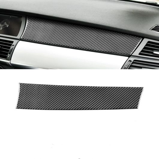 ダッシュボード パネル カバー トリム 装飾 ステッカー アクセサリー 適用: BMW X5 E70 X6 E71 2008 2009 2010 2011 2012 2013 左ハンドル用 ブラック SR-BB-8010 Interior parts for cars