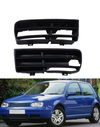 フォグライト グリル カバー バンパー ロワー グリル 適用: フォルクスワーゲン/VOLKSWAGEN ゴルフ MK4 ヴァリアント 四輪駆動 1998-2006 オート レーシング グリル キャップ 1ペア SR-BB-8084 Exterior parts for cars