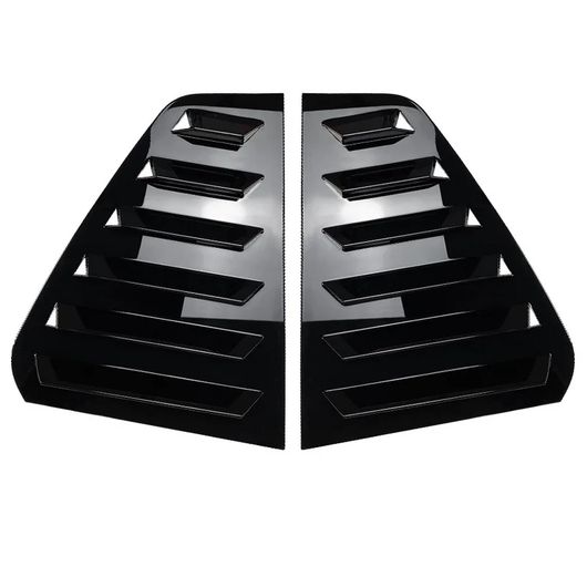 リア サイド ウインドウ ルーバー 通気口 シールド 装飾 カバー 適用: フォルクスワーゲン/VOLKSWAGEN ゴルフ 6 MK6 GTI R GTD 2008-2012 ブラック SR-BB-8144 Exterior parts for cars