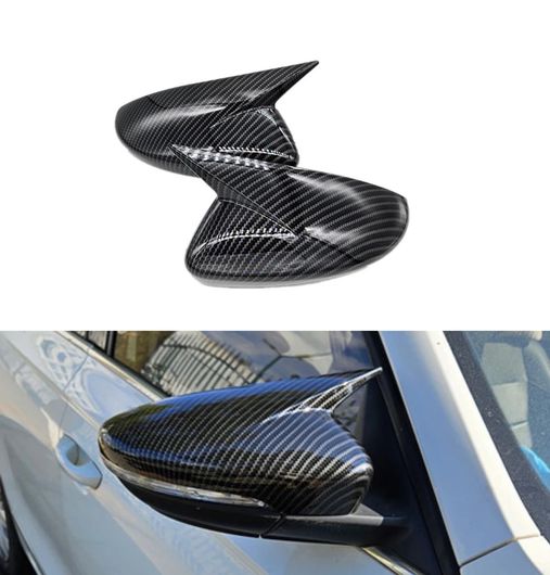 バックミラー カバー 適用: フォルクスワーゲン/VOLKSWAGEN シロッコ 2009-2015 ドア サイド ウイング ステッカー トリム アクセサリー カーボン調 SR-BB-8238 Exterior parts for cars