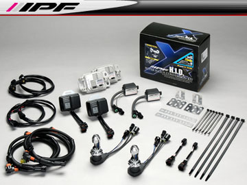 IPF SUPER HID X CONVERSION KIT/スーパー HID X コンバージョンキット XD75 6850k H4M Low/High 12v 35W 車検対応 【smtb-F】 valve