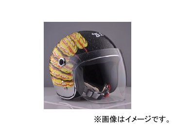 2輪 72JAM JET HELMET ジェットヘルメット JAM CUSTOM PAINTING Ladies＆Kids Feather JET Yellow IWK-05 JAN：4562286791042
