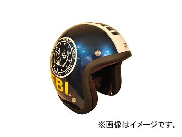 2輪 72JAM JET HELMET ジェットヘルメット F.B.I. BK JJ-02B JAN：4562286790205