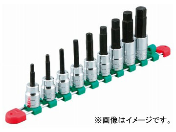 KTC 12.7sq.ヘキサゴンビットソケットセット［9コ組］ TBT409BH Hexagon bit socket set pumps