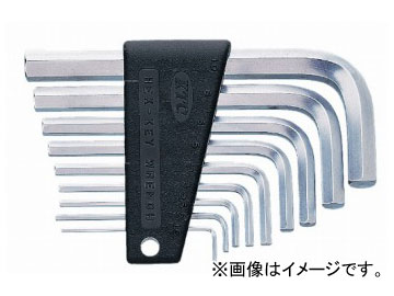 KTC ハイグレードL形スタンダード六角棒レンチセット［9本組］ HLD1009 High grade Standard Hexagonal Batter Set bottles