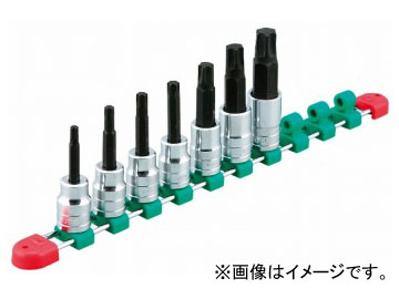 KTC 12.7sq.T型トルクスビットソケットセット［7コ組］ TBT407T  Torx Bit Socket Set Pieces