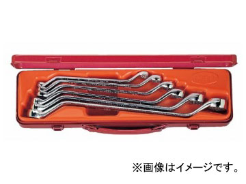 KTC 45°ロングめがねレンチセット［6本組］ M2506  Long glasses wrench set pcs